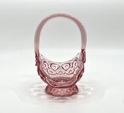 Vintage ‘Moon & Stars’ Basket in ‘Pink’  image 2
