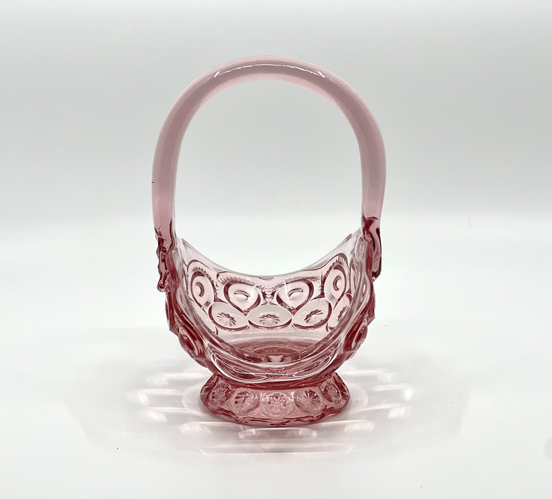 Vintage ‘Moon & Stars’ Basket in ‘Pink’  image 2