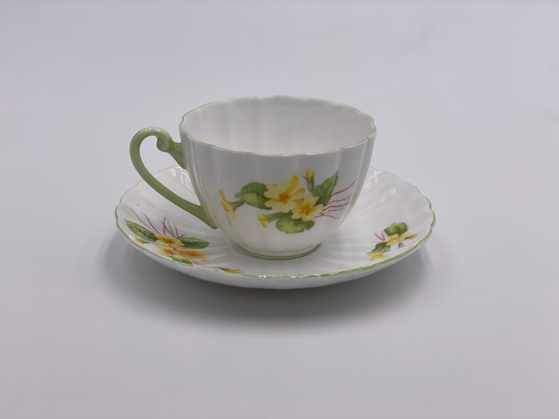 Vintage Shelley 'Primrose' Teacup & Saucer image 1