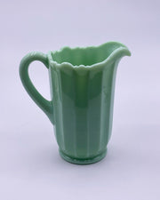 ‘Panel' Glass Pitcher in 'Jadeite' image 3