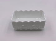 Vintage 'Paneled Grape' Planter in 'Milk Glass' image 2