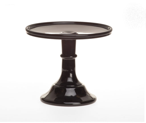 Mosser Glass 6" Cake Stand in 'Black Raspberry' image 0