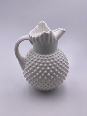 Vintage 'Hobnail' Pitcher in Milk White image 4