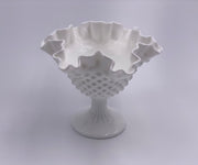 Vintage 'Hobnail' Compote in 'Milk White' image 0
