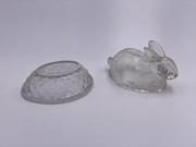 Vintage 'Bunny' Candy Dish in 'Clear' image 2