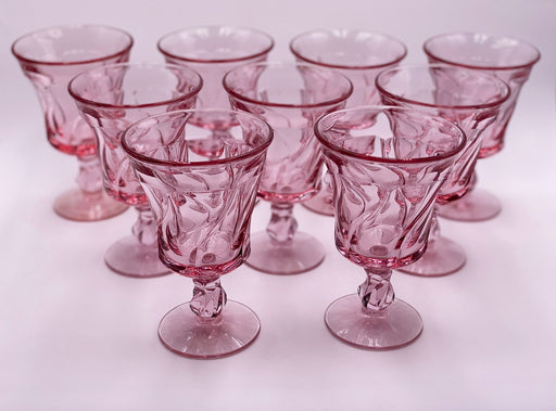 Vintage 'Jamestown' Goblet in 'Pink' image 1
