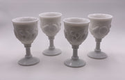 Vintage 'Della Robbia' Goblet in 'Milk Glass' image 0