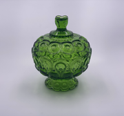 Vintage 'Moon & Stars' Apothecary Jar in 'Green' image 0