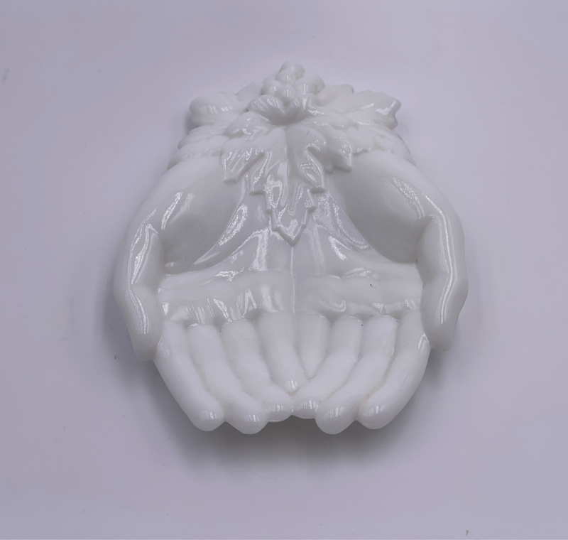 Vintage Westmoreland 'Paneled Grape' Open Hands image 0