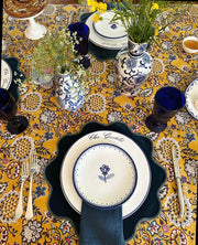 Blue 'Rosette' Plate image 3