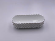 Vintage 'Hobnail' Scalloped Planter in 'Milk White' image 1