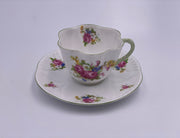 Vintage Shelley 'Hulmes Rose' Teacup & Saucer image 0