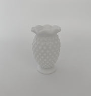 Vintage 'Fenton' Hobnail Milk Glass Bud Vase image 0