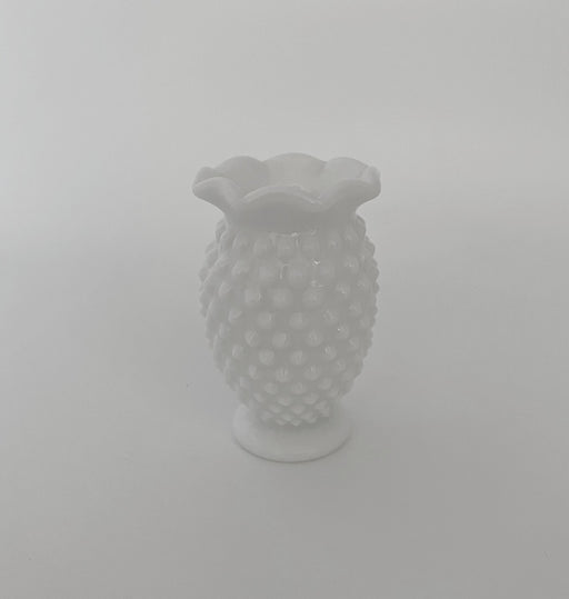 Vintage 'Fenton' Hobnail Milk Glass Bud Vase image 0