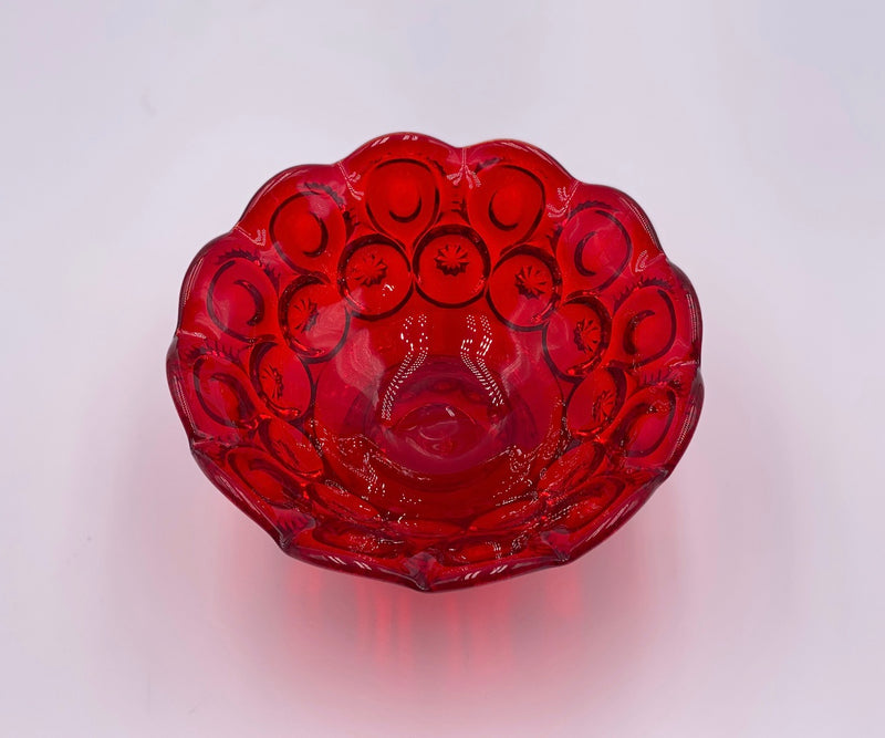 Vintage 'Moon & Stars' Bowl in 'Amberina' image 2