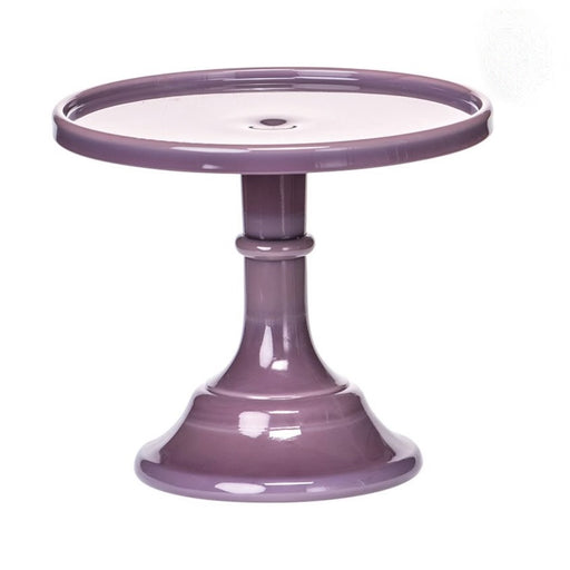 Mosser Glass 6" Cake Stand in 'Eggplant' image 0