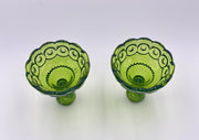 Vintage 'Moon & Stars' Candlesticks in 'Green' (Set of Two) image 2