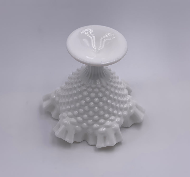 Vintage 'Hobnail' Compote in 'Milk White' image 3
