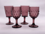 Vintage 'Strawberry & Currant' Amythest Goblet image 2