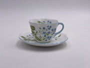 Vintage Shelley 'American Brooklime' Teacup & Saucer image 1