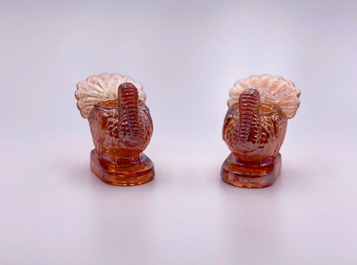 Mosser Glass 'Turkey Toothpick Holder' in 'Rose Gold Carnival' image 1