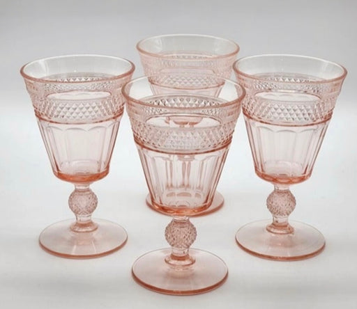 Vintage 'Viking' Goblet in 'Pink' (Set of 4) image 0