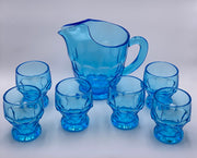 Mosser Glass 'Georgian' Pitcher in 'Spring Blue' image 1