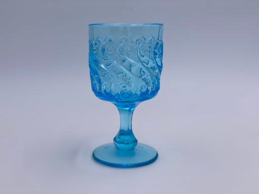 Vintage 'S' Light Blue Goblet image 0