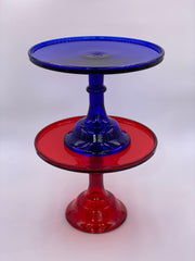 Mosser Glass 10" Cake Stand in 'Cobalt' image 1
