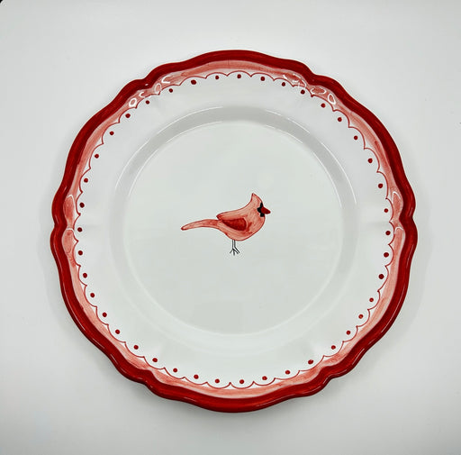 'Cardinal' Round Scalloped Platter image 0