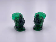Mosser Glass 'Turkey Toothpick Holder' in 'Green' image 1