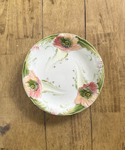Vintage French Majolica 'Flower' Plate image 0