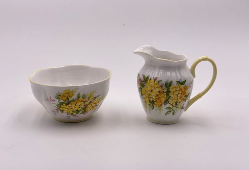 Vintage 'Royal Albert' Sugar & Creamer in 'Laburnum' image 0