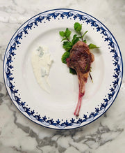 Blue 'Baroque' Dinner Plate (11 inch) image 1