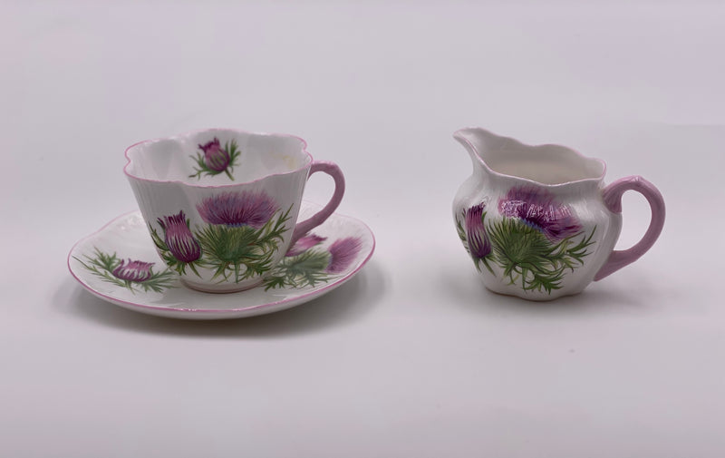 Vintage Shelley 'Thistle' Creamer image 1
