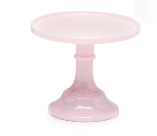 Mosser Glass 6" Cake Stand in 'Crown Tuscan' Pink image 0