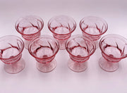 Vintage 'Jamestown' Sherbet Glass in 'Pink' image 1