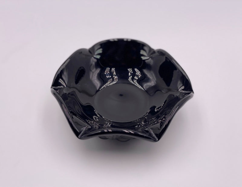 Vintage 'Paneled Grape' Bowl in 'Black' image 1