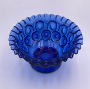 Vintage 'Moon & Stars' Footed Bowl in 'Cobalt' image 0