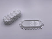 Vintage 'Hobnail' Covered Butter Dish in 'Milk White' image 3