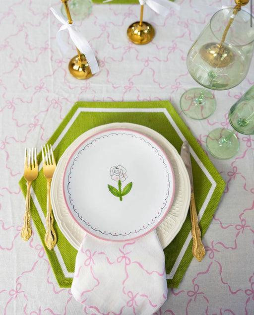 'Pink Rosette' Plate image 1