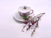 Vintage Shelley 'Thistle' Teacup & Saucer image 2