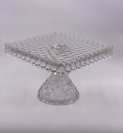 Vintage 'Fostoria' Square Cake Stand in 'Crystal' image 0