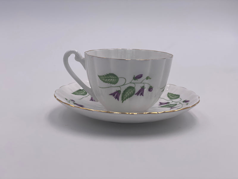 Vintage Shelley 'Campanula' Teacup & Saucer image 2