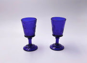 Vintage 'Strawberry & Currant' Wine Glass in 'Cobalt' image 0