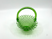 Vintage ‘Hobnail’ Basket in ‘Spring Green’ image 0