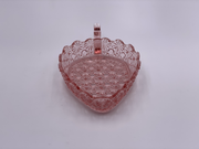 Vintage 'Daisy & Button' Heart Candy Dish in 'Pink' image 2
