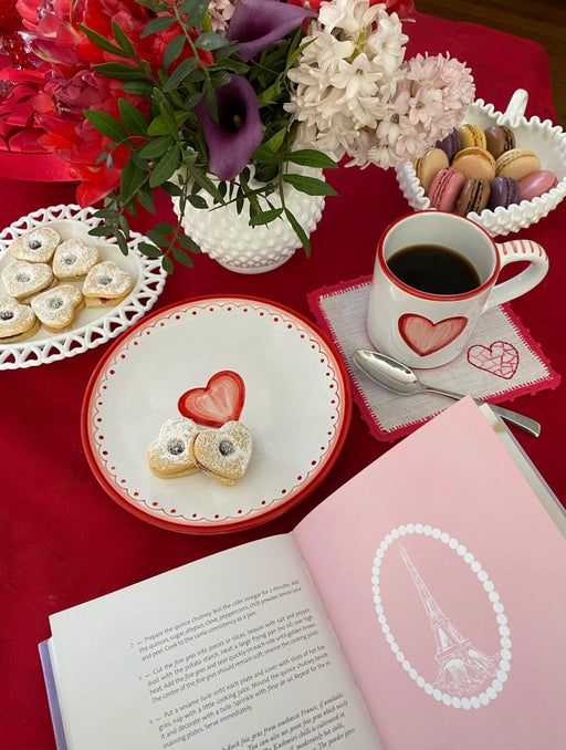 Vintage 'Hobnail' Heart-Shaped Bowl in 'Milk White' image 1