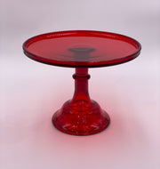 Mosser Glass 10" Cake Stand in 'Red' image 0