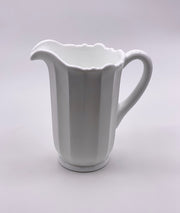 Mosser Glass 'Panel' Pitcher in 'Milk White' image 0